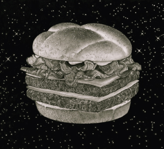 A hamburger